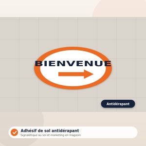 Adhésif de sol antidérapant – illustration Je Pose Mon Enseigne