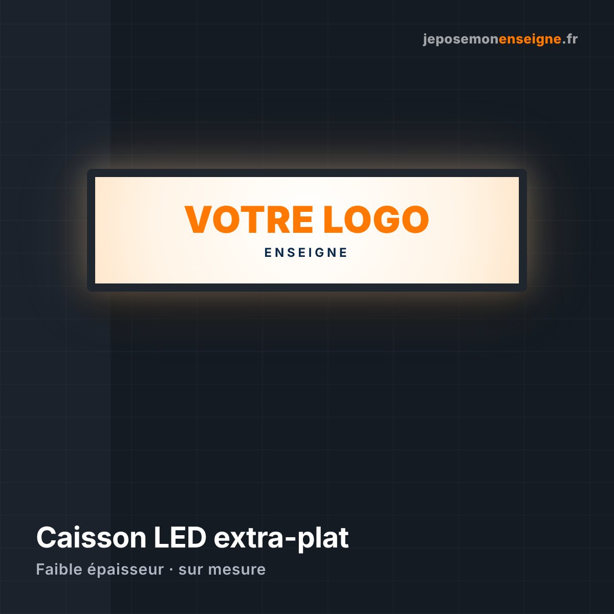 Caisson LED extra-plat