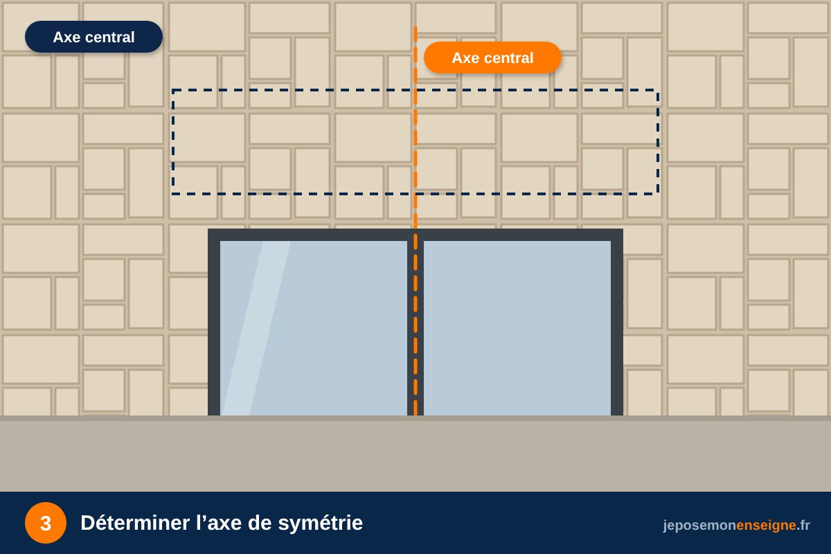 Déterminer l’axe de symétrie – Comment aligner parfaitement un mot : espacement et ligne de base