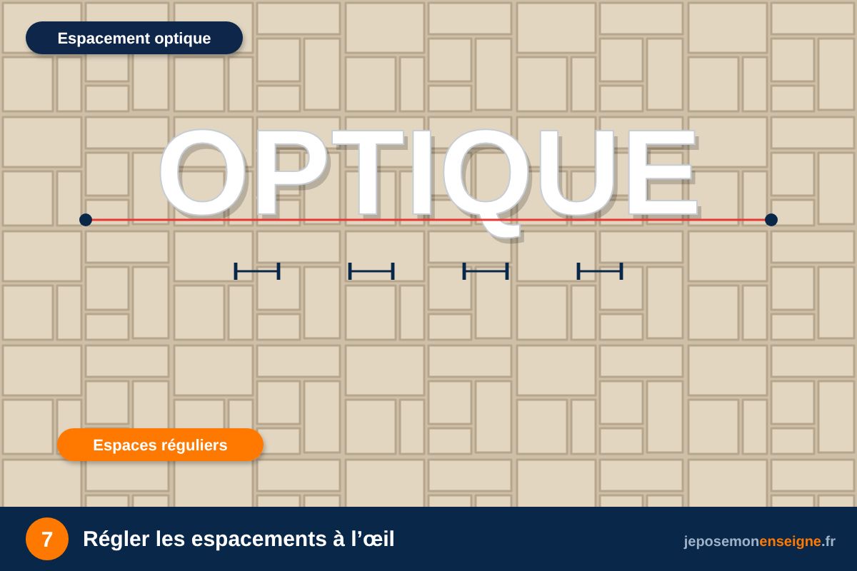 Régler les espacements à l’œil – Comment aligner parfaitement un mot : espacement et ligne de base