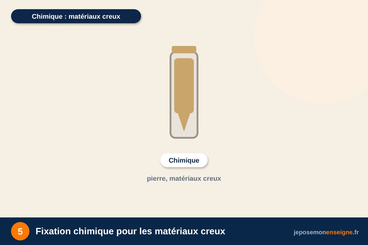 Fixation chimique pour les matériaux creux – Choisir ses chevilles et ses vis selon le mur