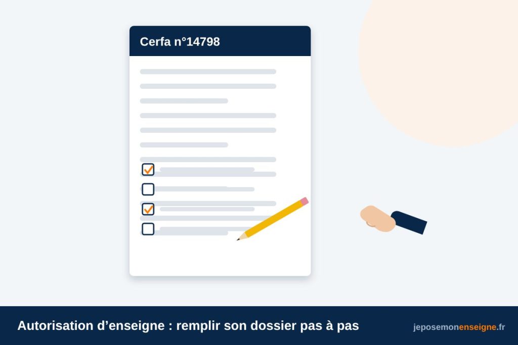 Autorisation d’enseigne : remplir son dossier pas à pas