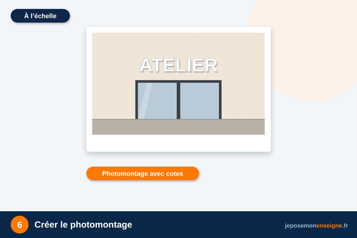 Créer le photomontage – Autorisation d’enseigne : remplir son dossier pas à pas