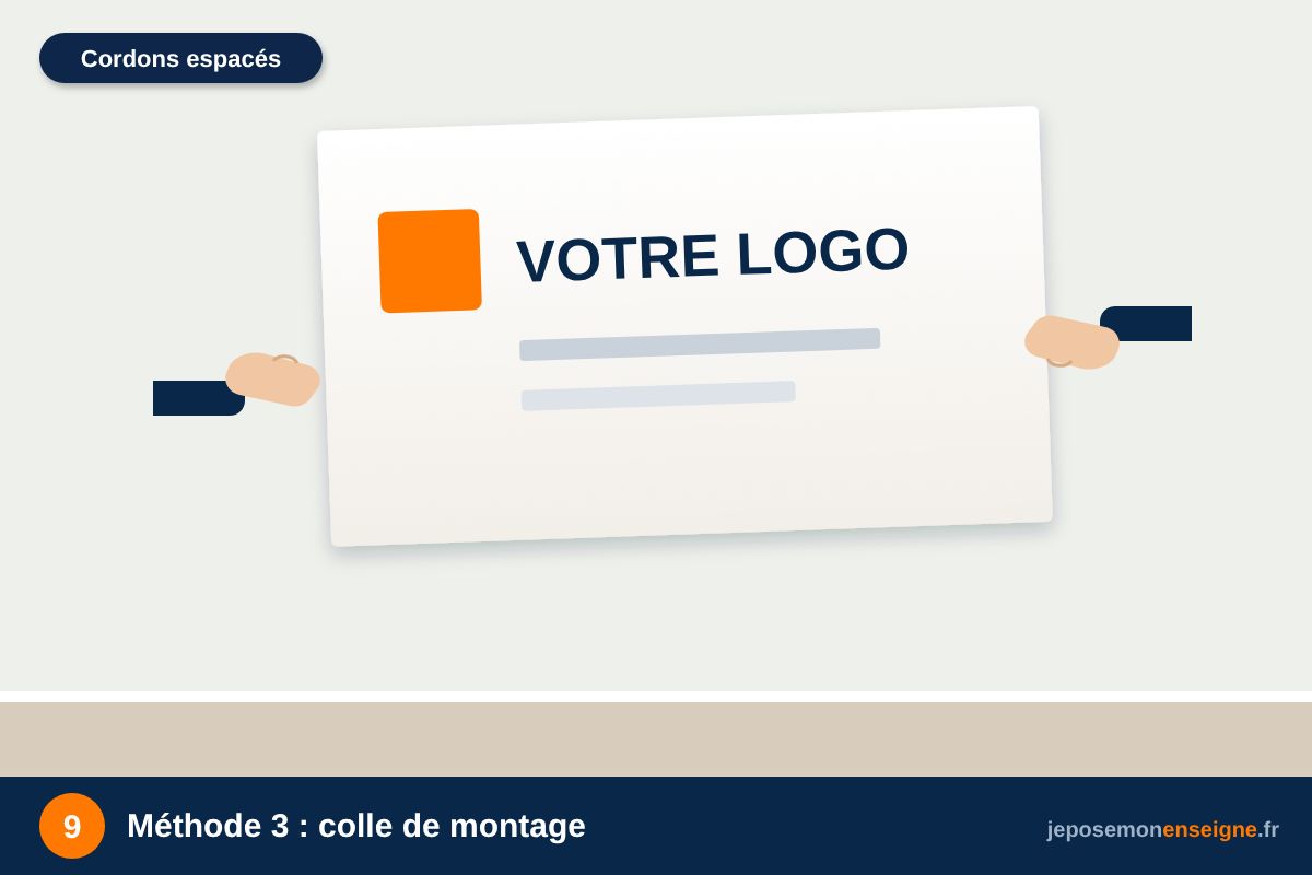 Méthode 3 : colle de montage – Comment fixer un panneau sans percer le mur