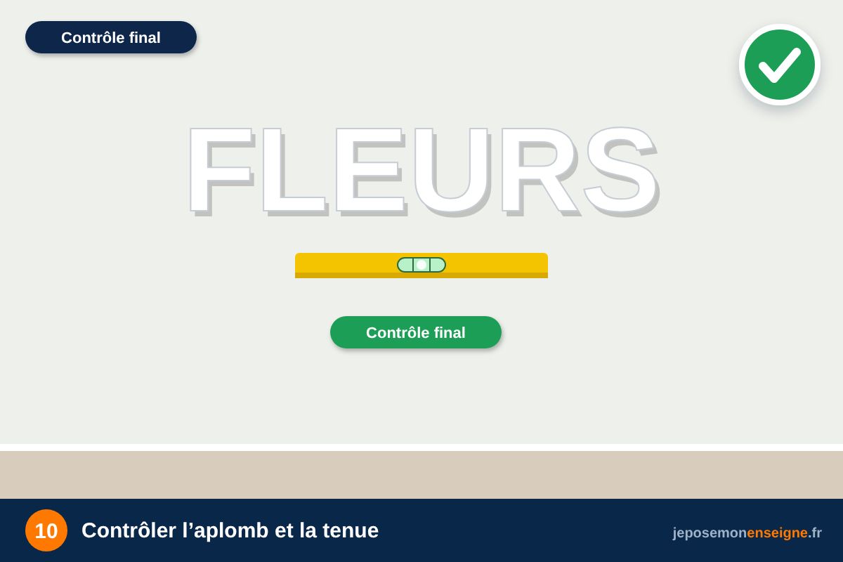 Contrôler l’aplomb et la tenue – Comment fixer un panneau sans percer le mur
