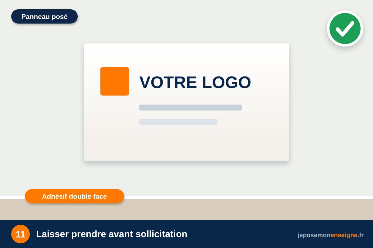 Laisser prendre avant sollicitation – Comment fixer un panneau sans percer le mur