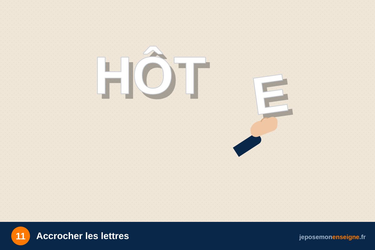 Accrocher les lettres – Lettres rétroéclairées : réussir l’effet halo