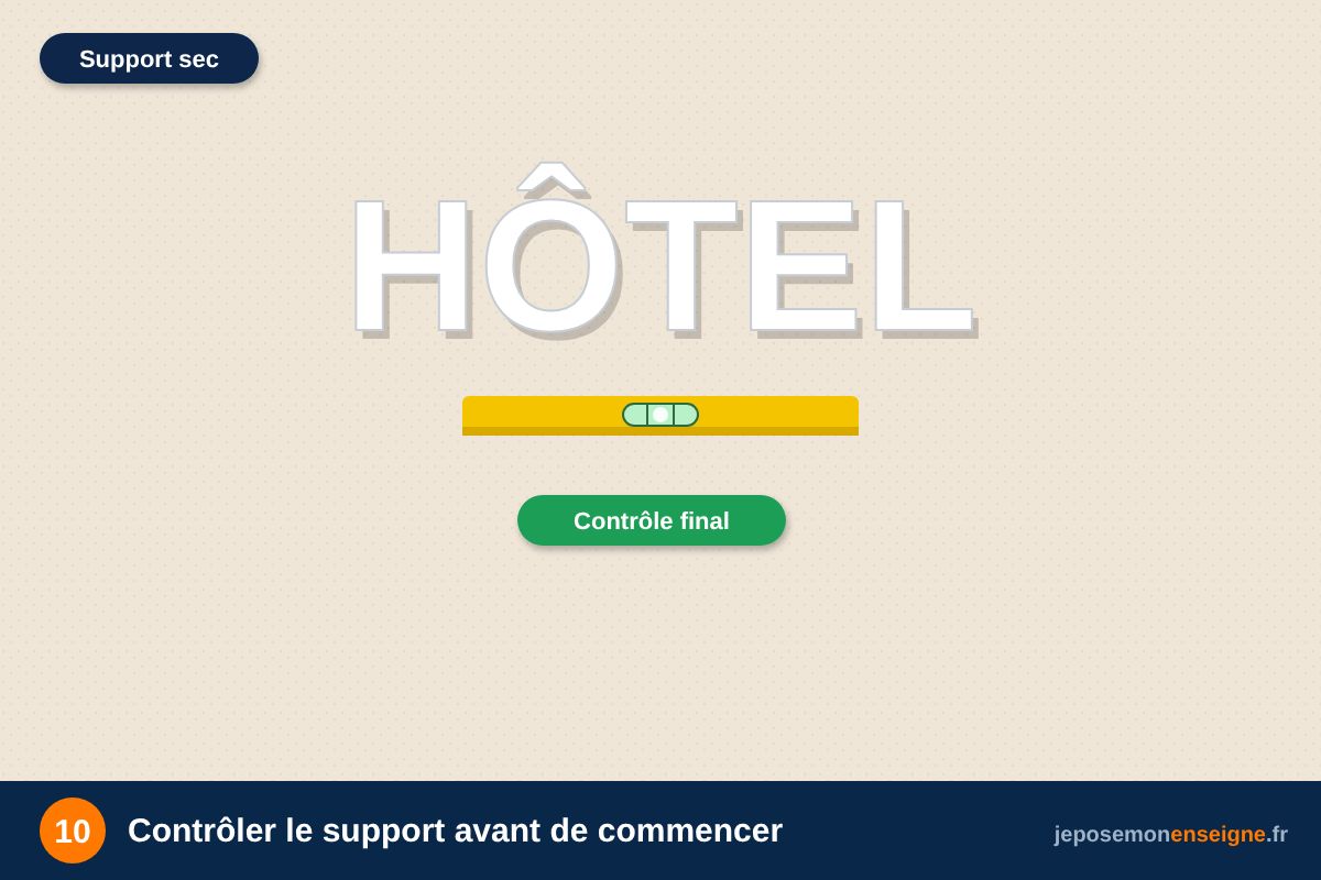 Contrôler le support avant de commencer – Météo et température : quand poser son enseigne ?