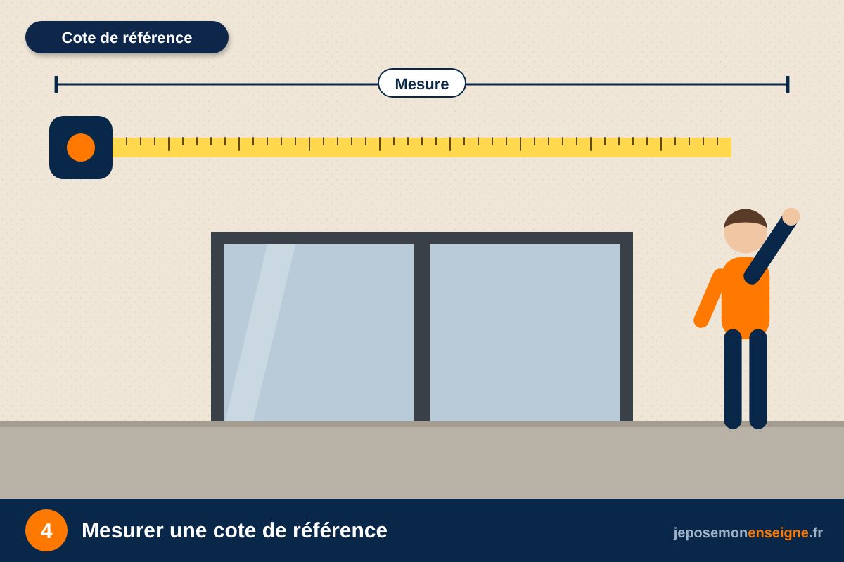 Mesurer une cote de référence – Préparer un photomontage de sa façade au téléphone