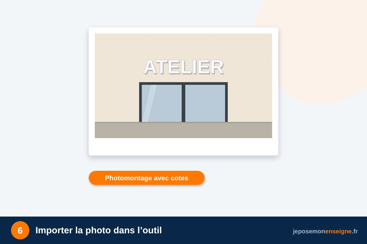 Importer la photo dans l’outil – Préparer un photomontage de sa façade au téléphone
