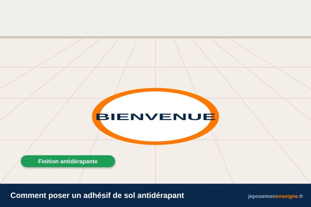 Comment poser un adhésif de sol antidérapant