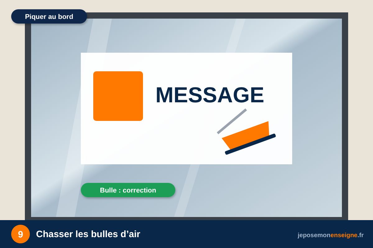 Chasser les bulles d’air – Comment poser un adhésif de sol antidérapant