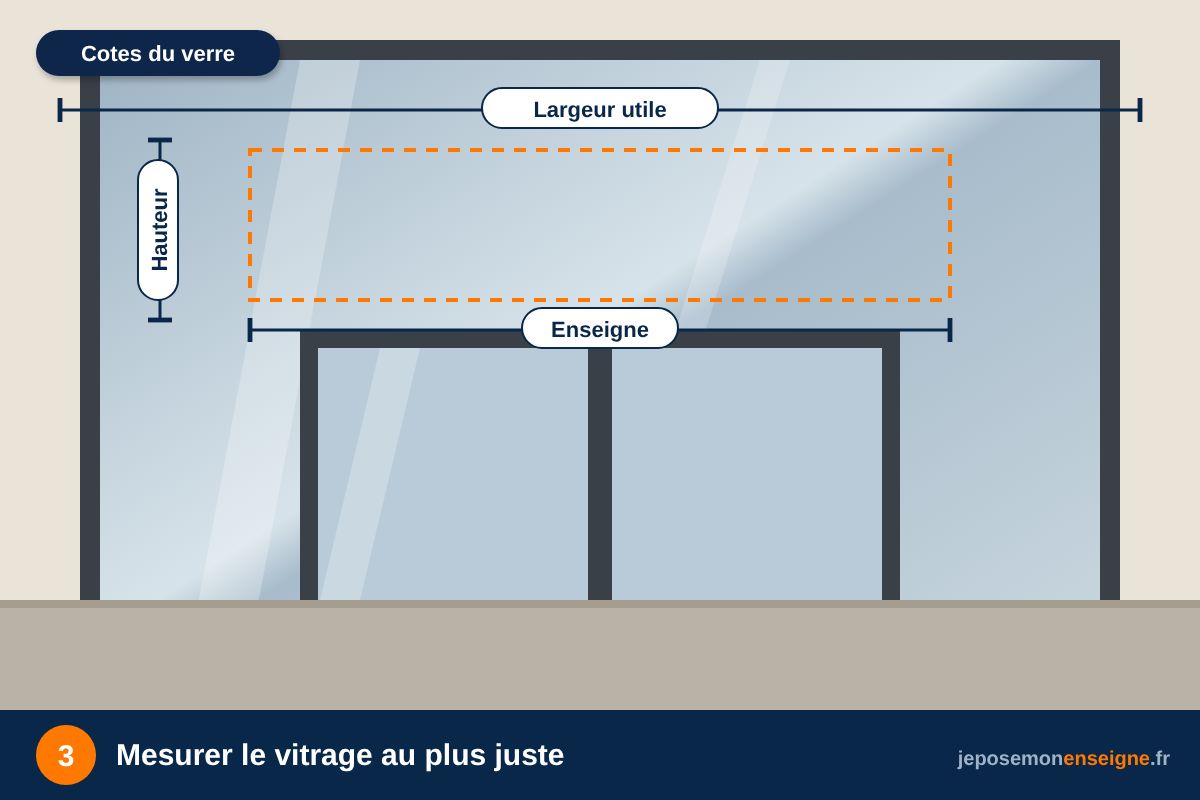 Mesurer le vitrage au plus juste – Comment poser un film dépoli sur une porte vitrée