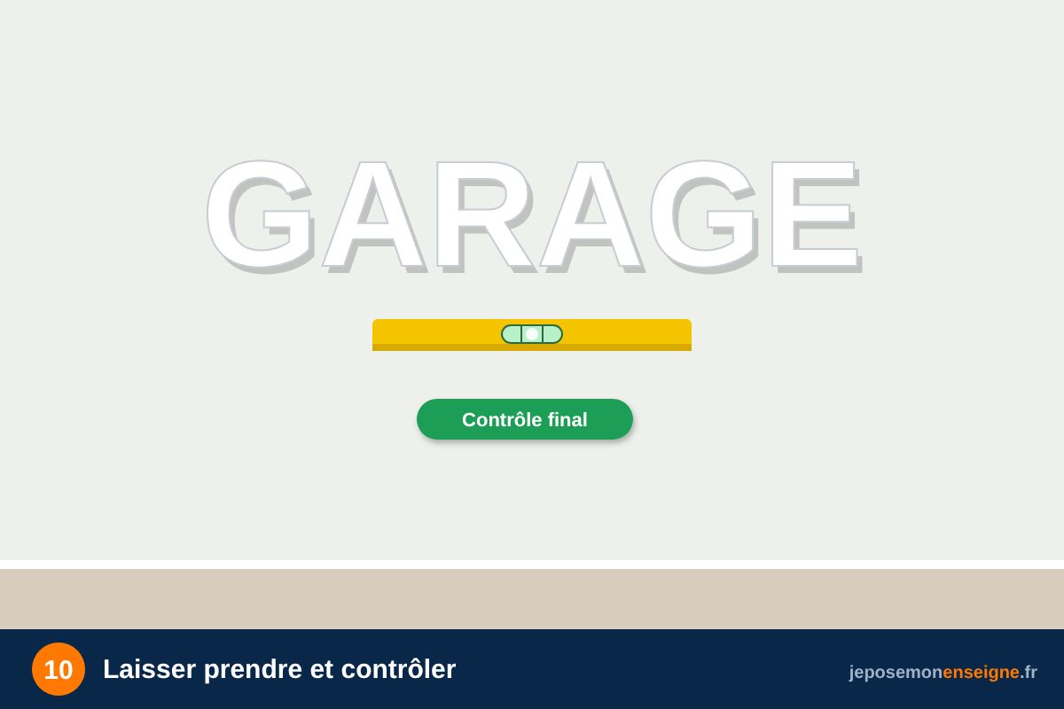Laisser prendre et contrôler – Comment poser des lettres bois et polystyrène en intérieur