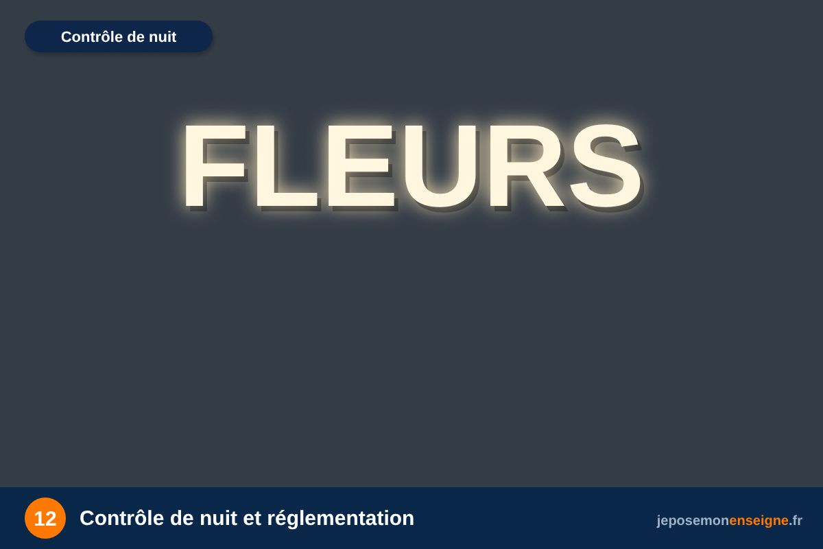 Contrôle de nuit et réglementation – Comment poser des lettres boîtiers lumineuses