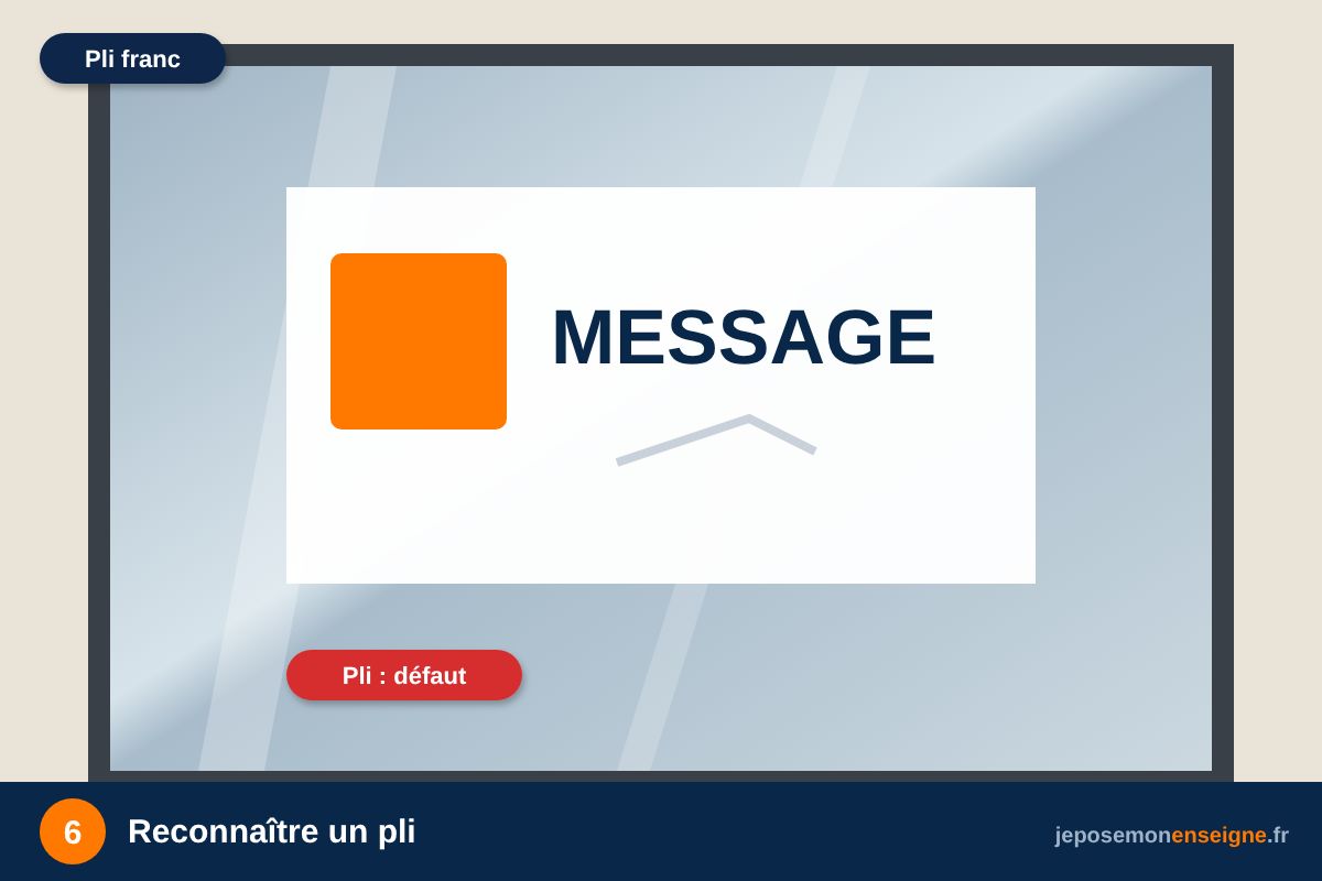 Reconnaître un pli – Bulles, plis, poussière : rattraper une pose d’adhésif