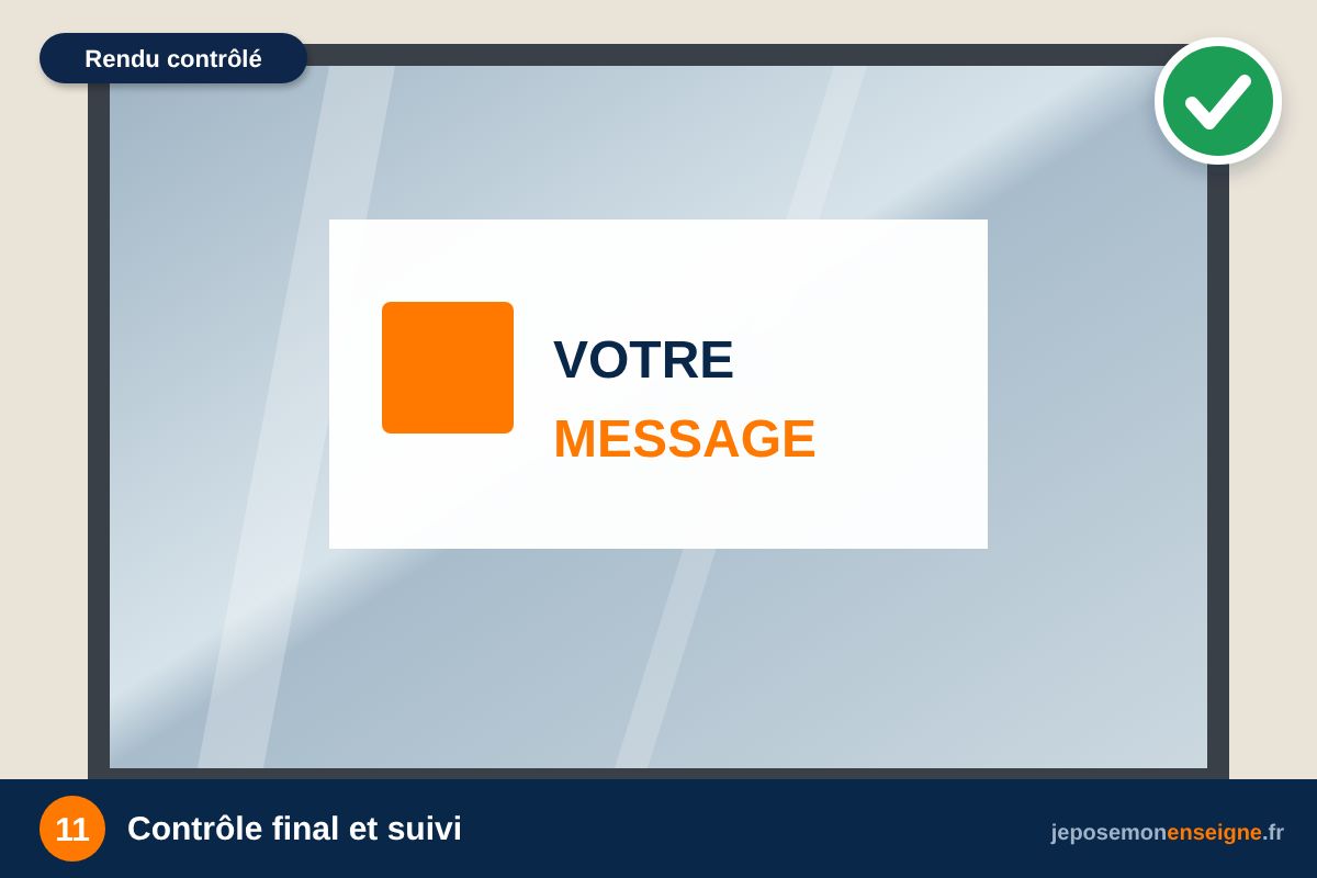 Contrôle final et suivi – Bulles, plis, poussière : rattraper une pose d’adhésif