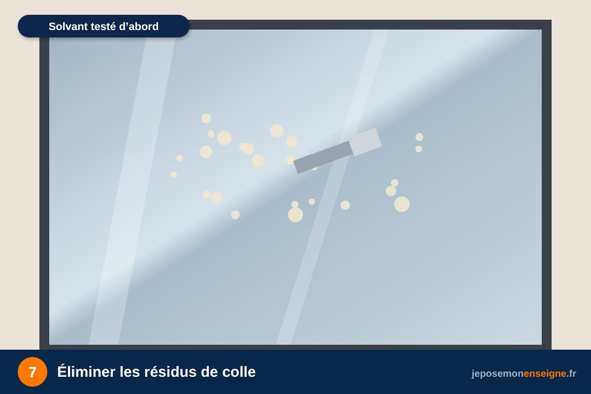 Éliminer les résidus de colle – Comment retirer un ancien adhésif ou une ancienne enseigne
